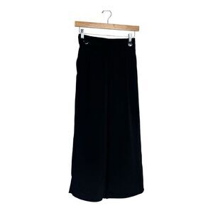 Zara Trf Wide Leg Trousers Size XS Ladies black